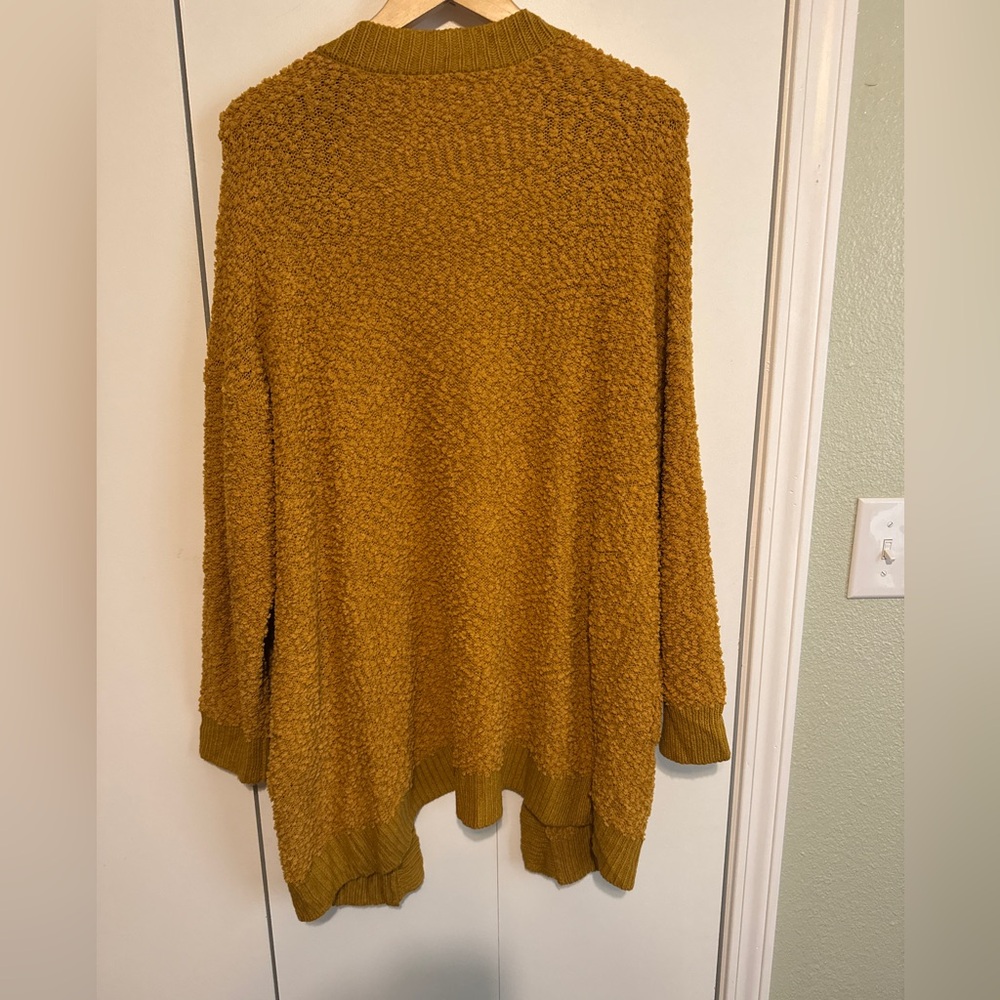 Universal Thread Mustard Textured Cardigan - Picture 2 of 2